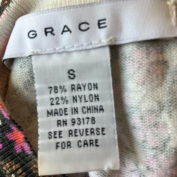 EUC Grace print cardigan - Picture 6 of 6